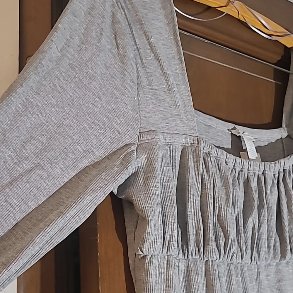 Grey Ribbed Dress - Picture 3 of 6